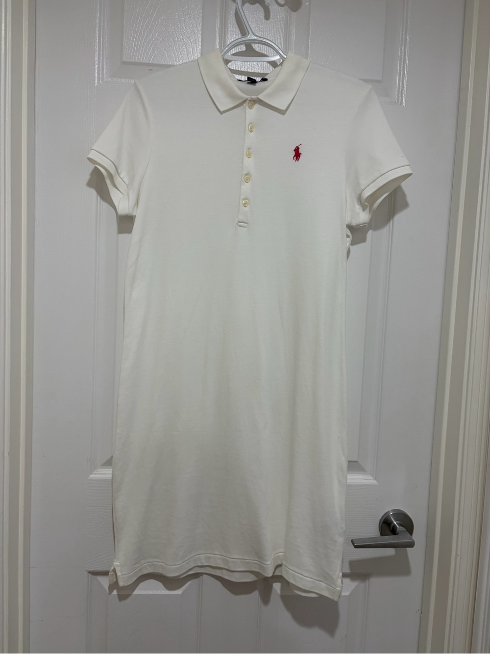 Women’s Ralph Lauren Polo White T-Shirt Dress~Size Medium